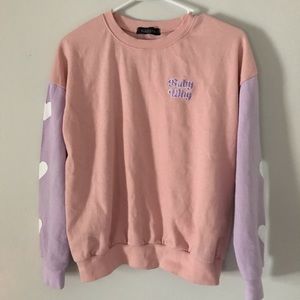 Kawaii pink and lavender hoodie